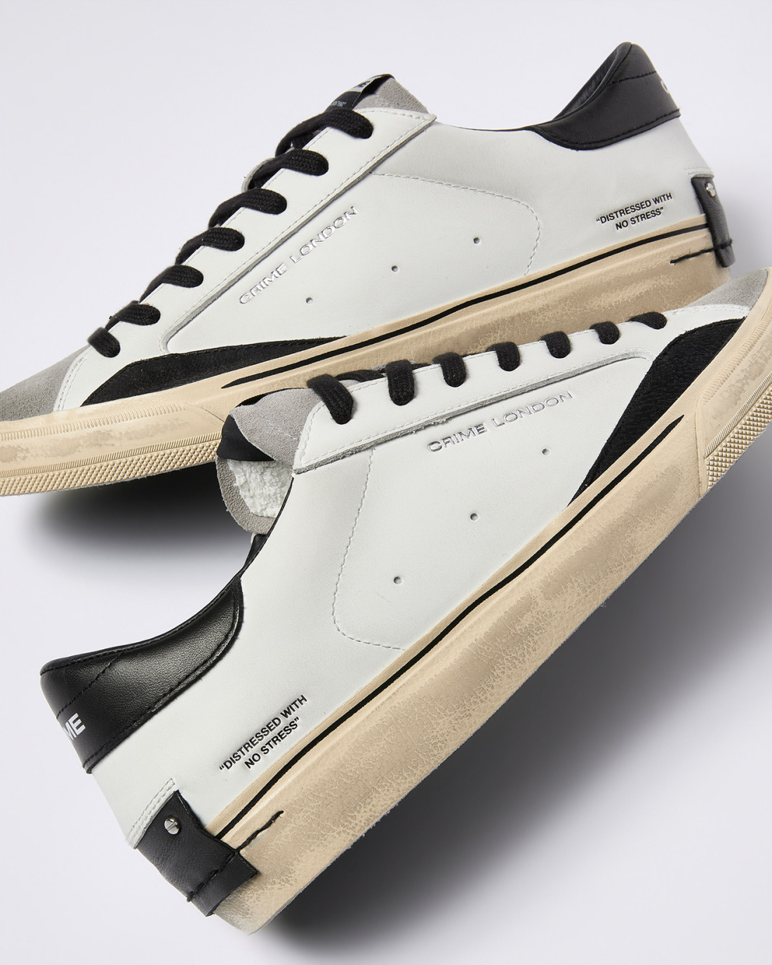 CRIME LONDON: DISTRESSED 2.0 ASH BLACK