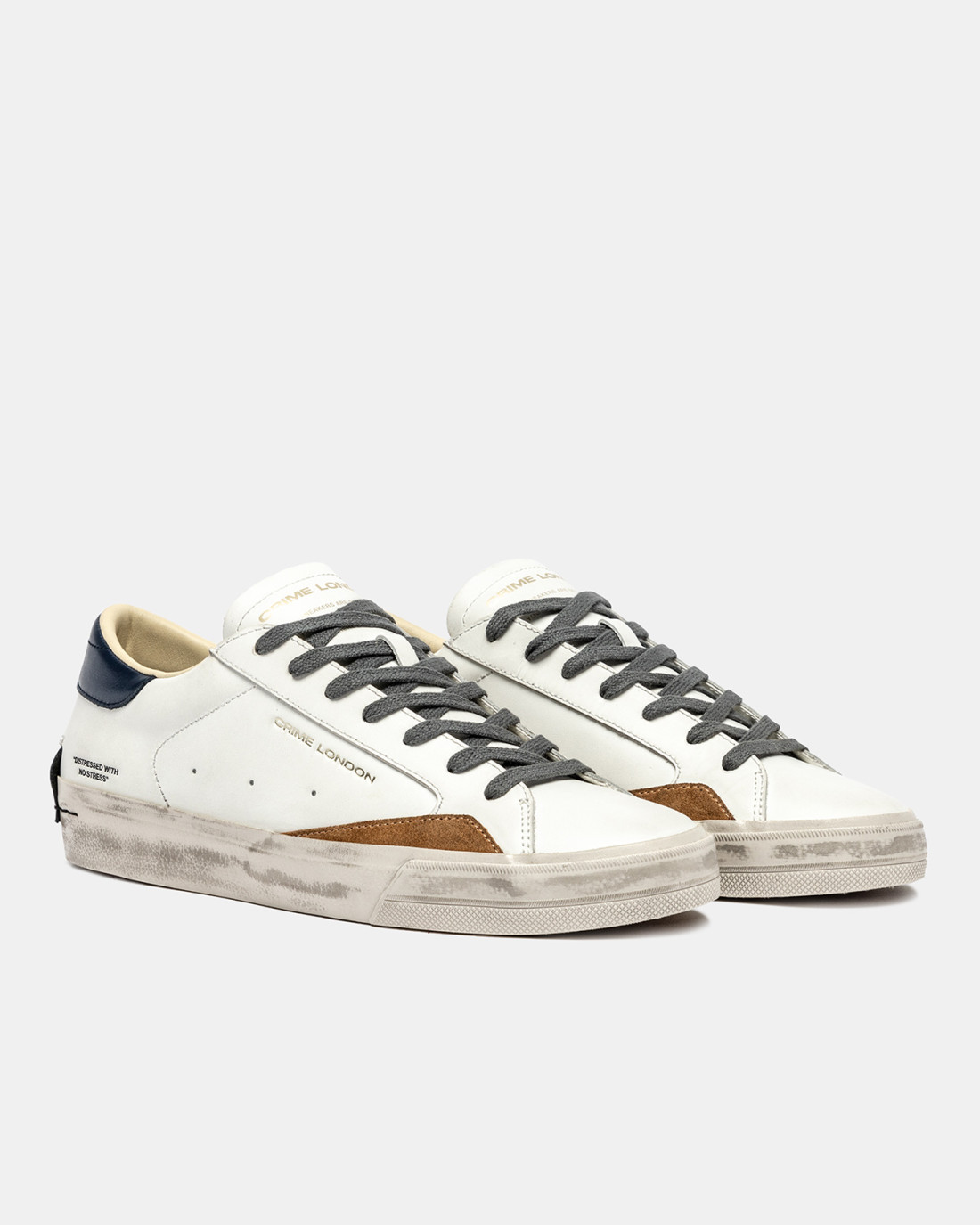 CRIME LONDON: DISTRESSED 2.0 BLUE AMBER