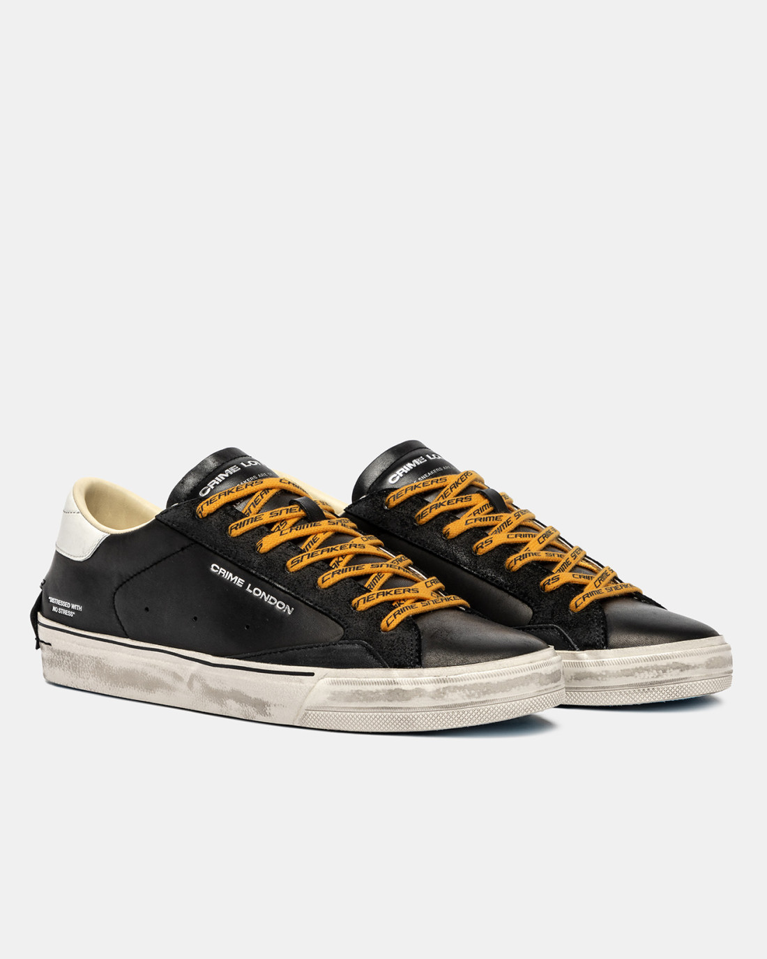 CRIME LONDON: DISTRESSED 2.0 DUSKY BLACK