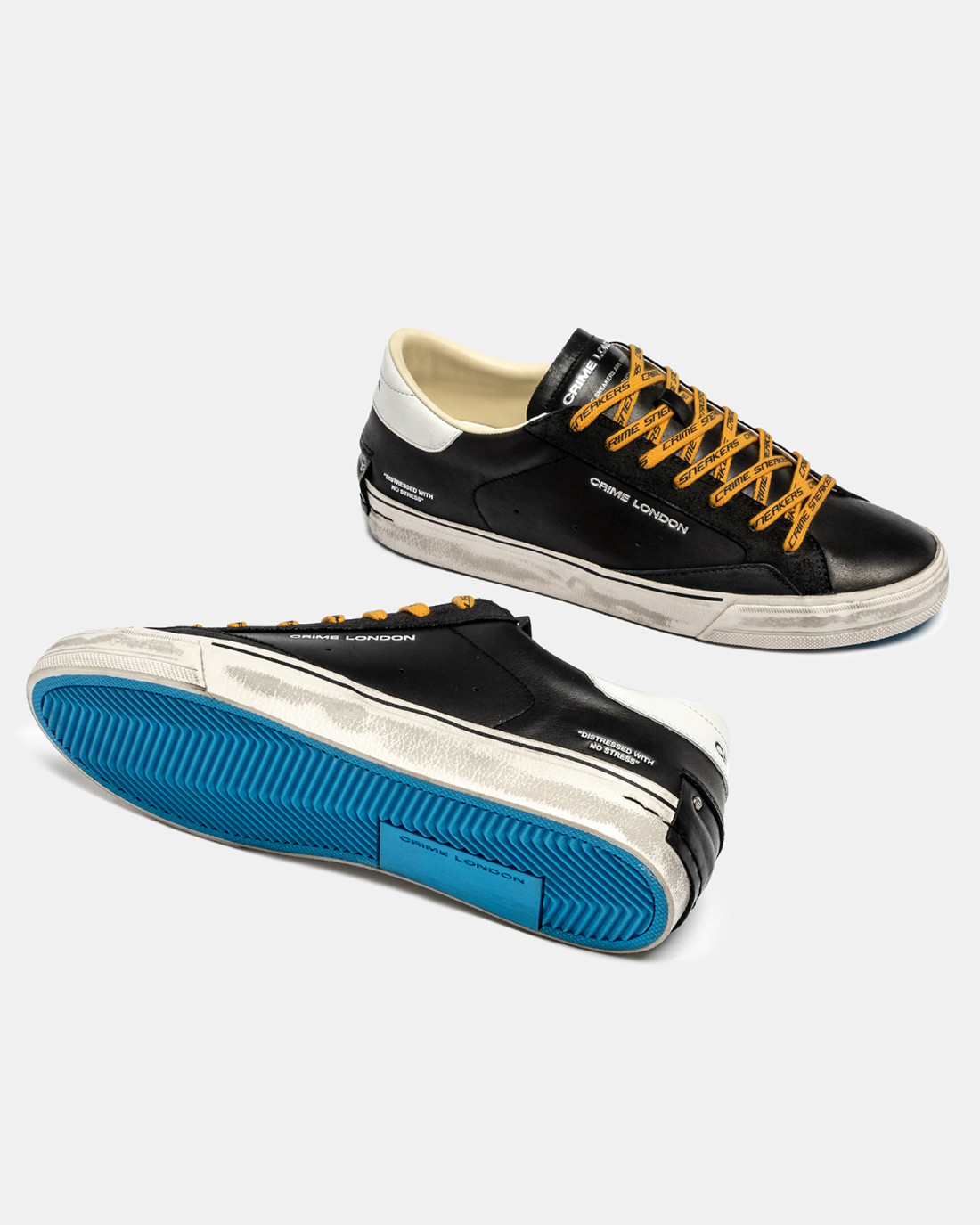 CRIME LONDON: DISTRESSED 2.0 DUSKY BLACK