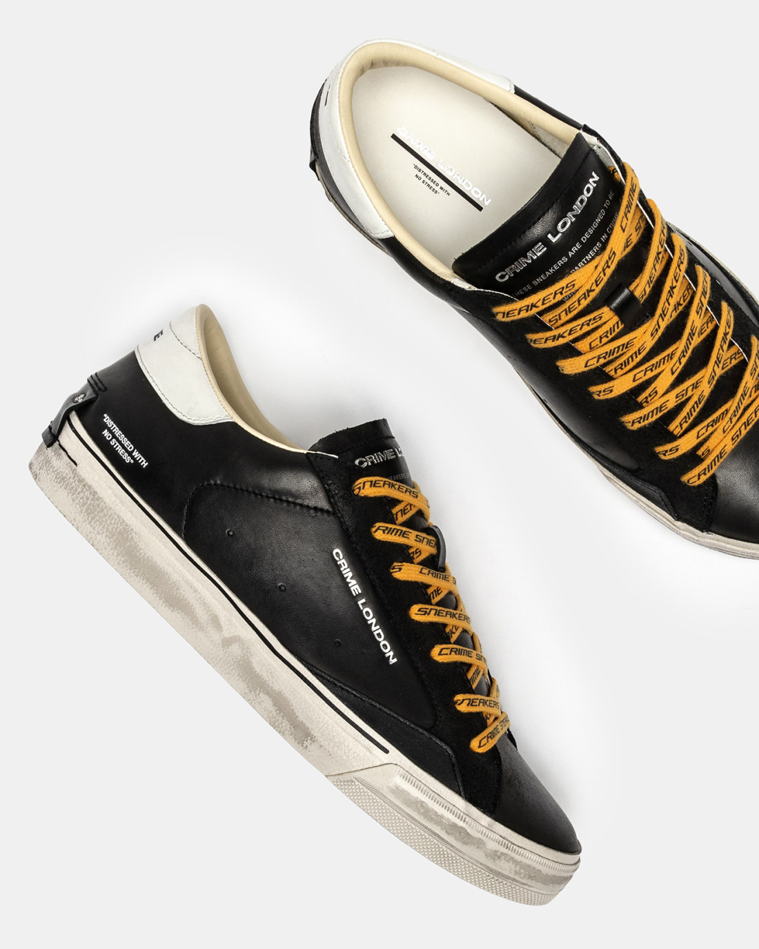 CRIME LONDON: DISTRESSED 2.0 DUSKY BLACK