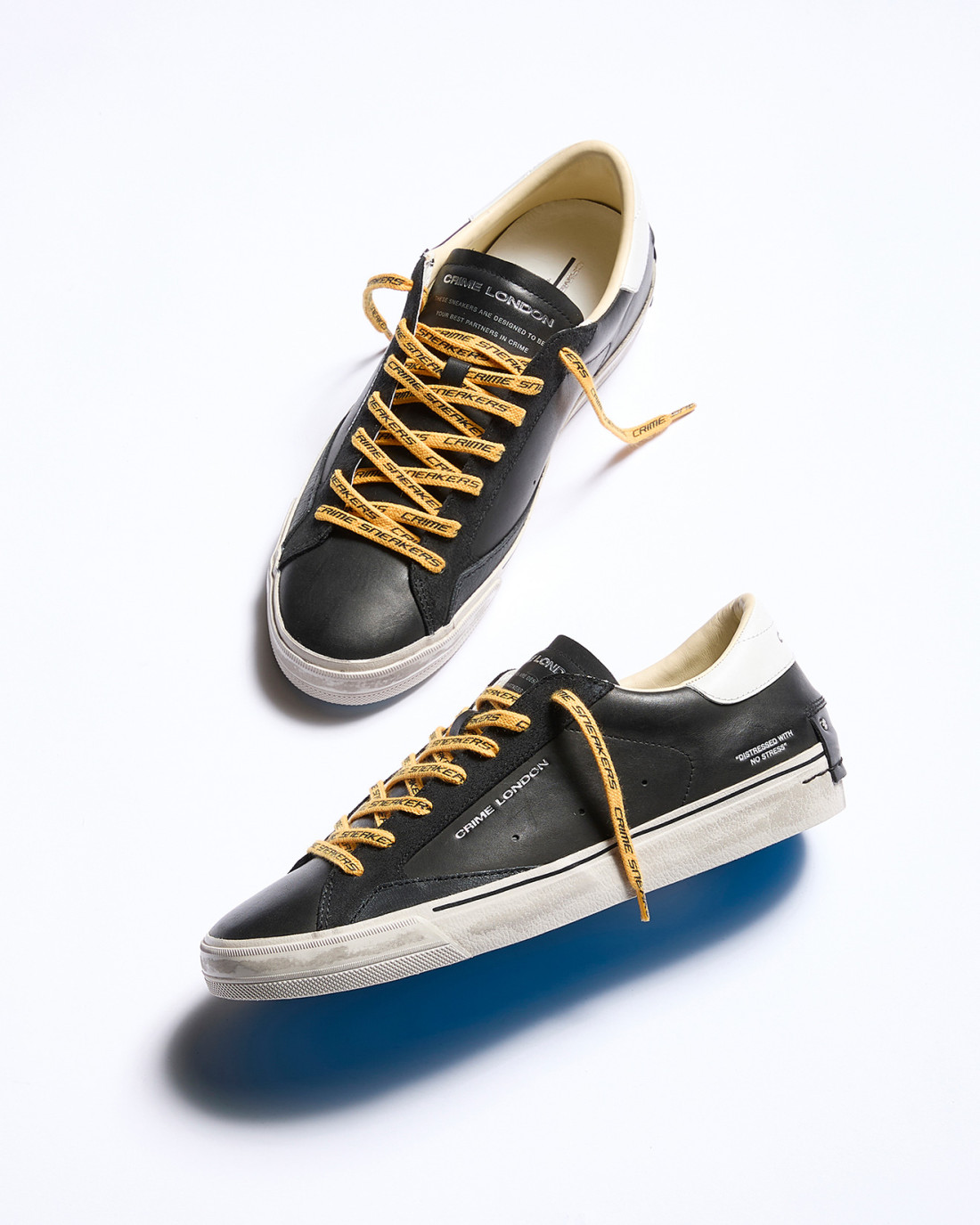 CRIME LONDON: DISTRESSED 2.0 DUSKY BLACK