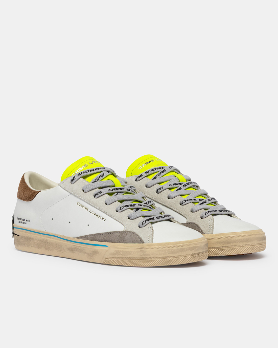 CRIME LONDON: DISTRESSED 2.0 FLASH LIME