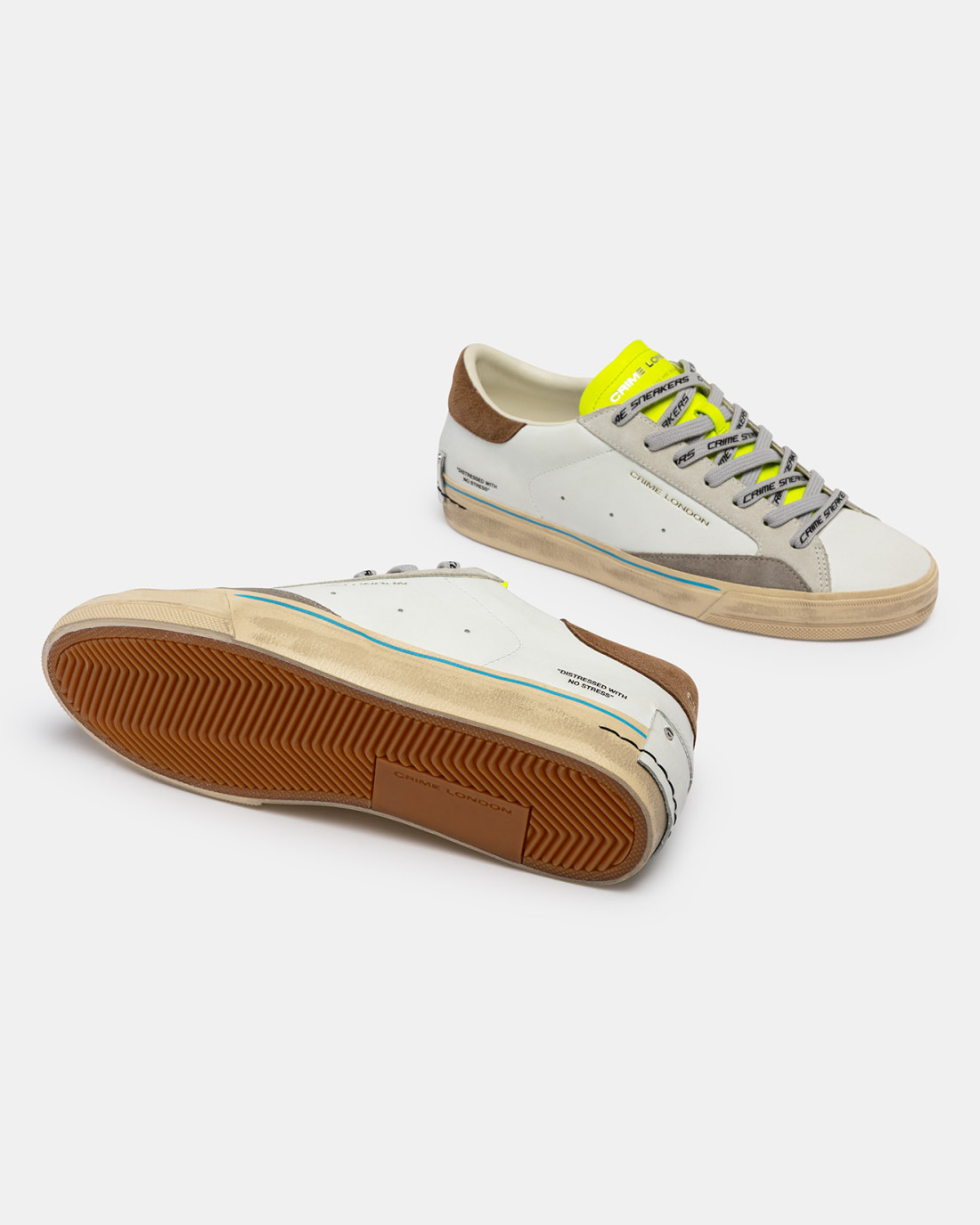 CRIME LONDON: DISTRESSED 2.0 FLASH LIME