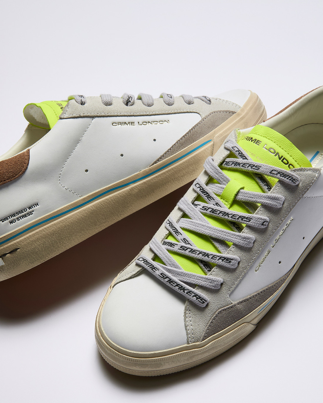 CRIME LONDON: DISTRESSED 2.0 FLASH LIME