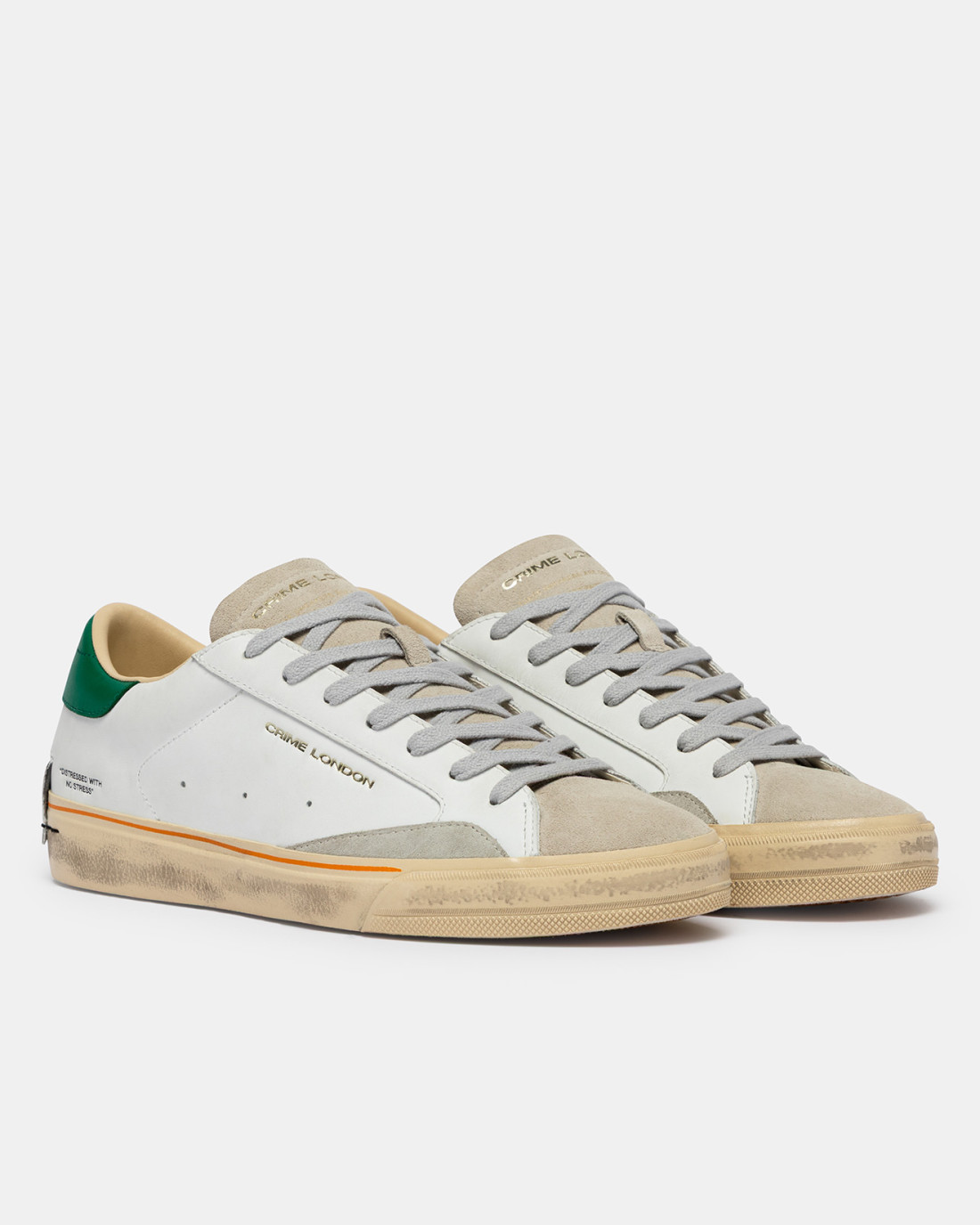 CRIME LONDON: DISTRESSED 2.0 FOREST GREEN