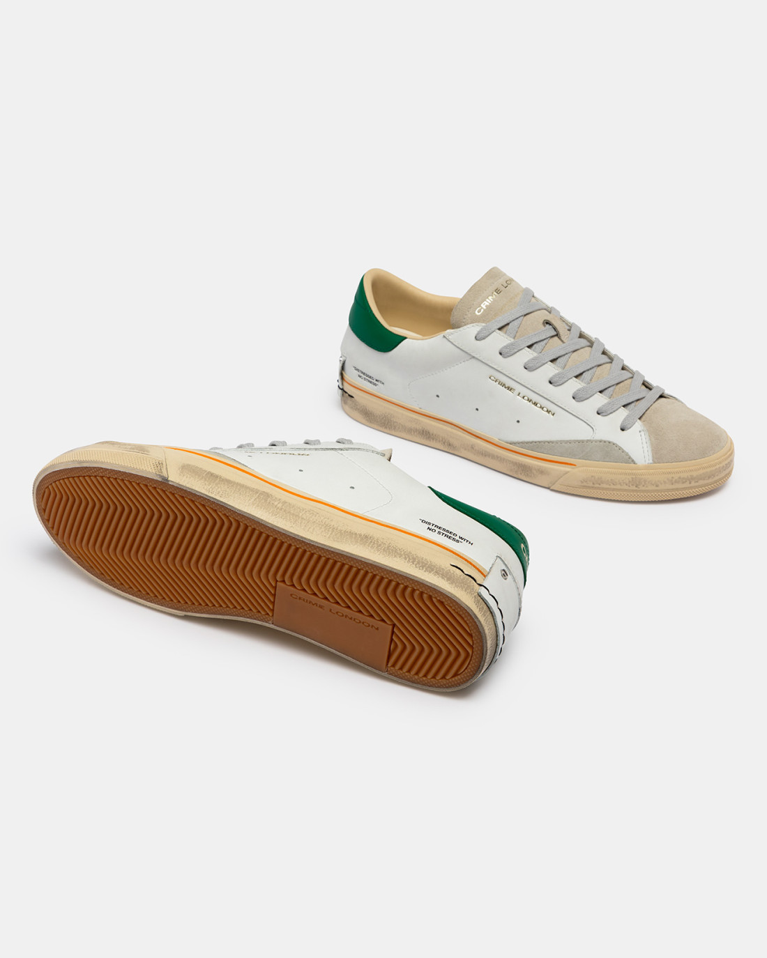 CRIME LONDON: DISTRESSED 2.0 FOREST GREEN
