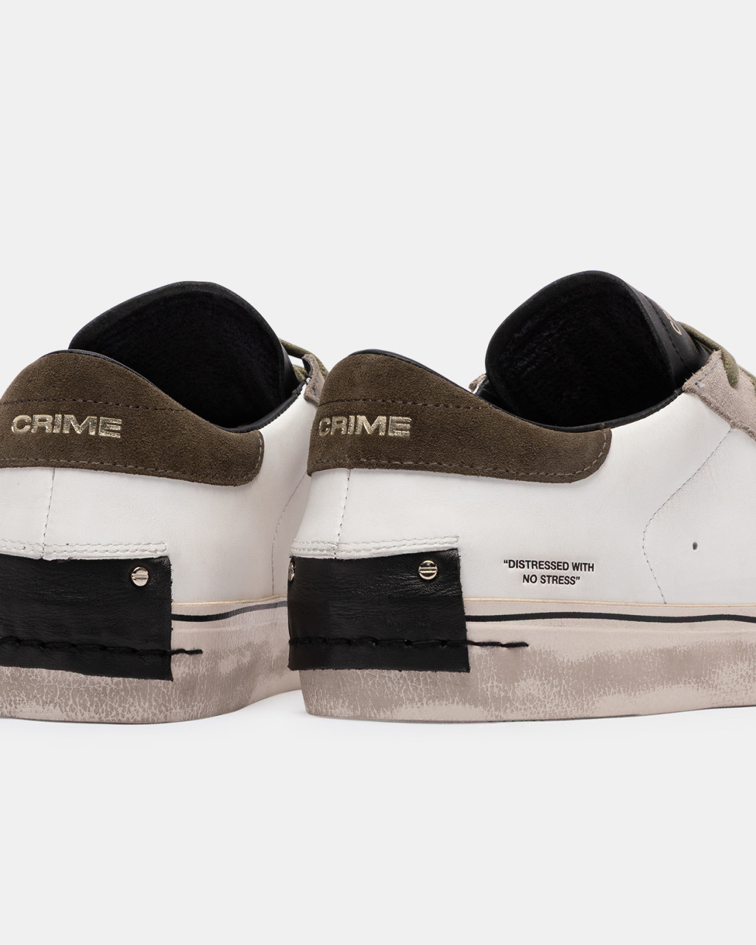CRIME LONDON: DISTRESSED 2.0 LIGHT GREEN