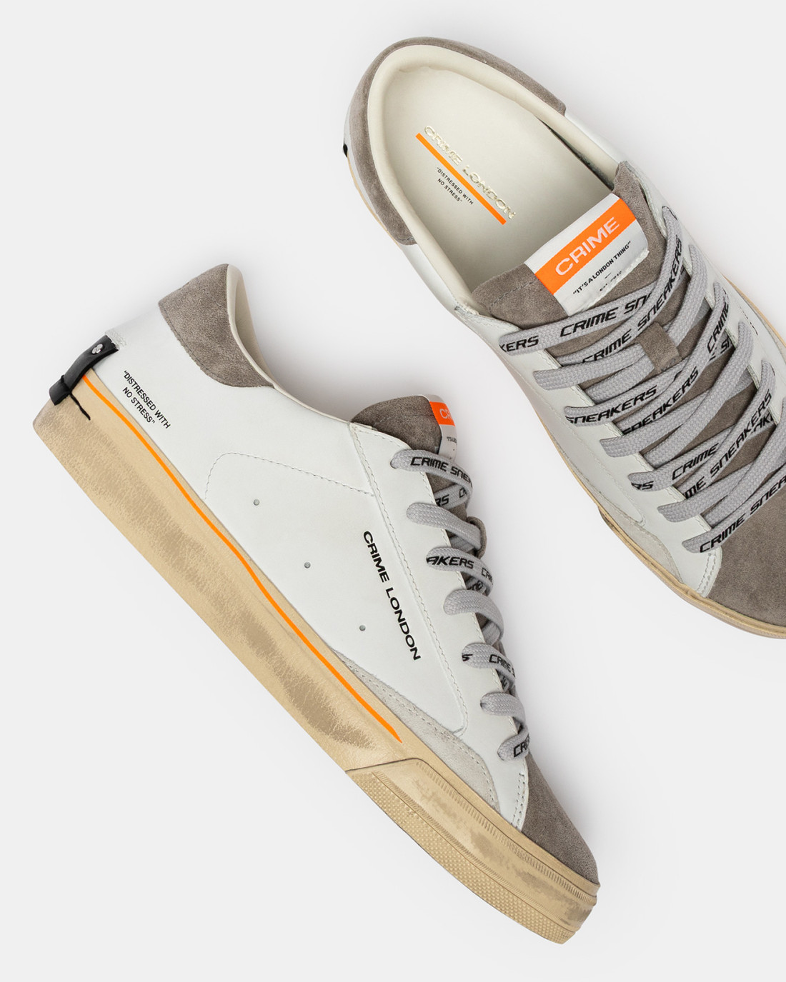 CRIME LONDON: DISTRESSED 2.0 MOSS TAUPE