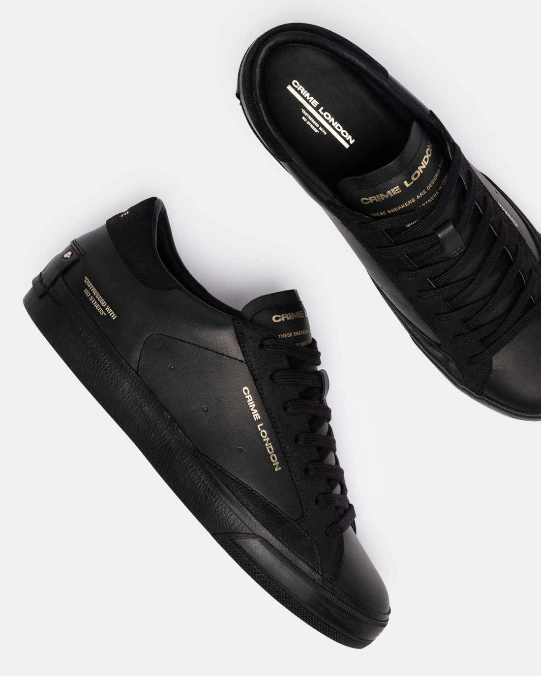 CRIME LONDON: DISTRESSED 2.0 OBSIDIAN BLACK