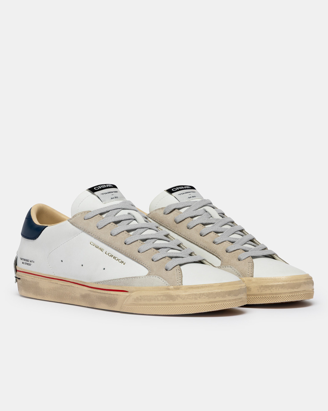 CRIME LONDON: DISTRESSED 2.0 OXFORD BLUE