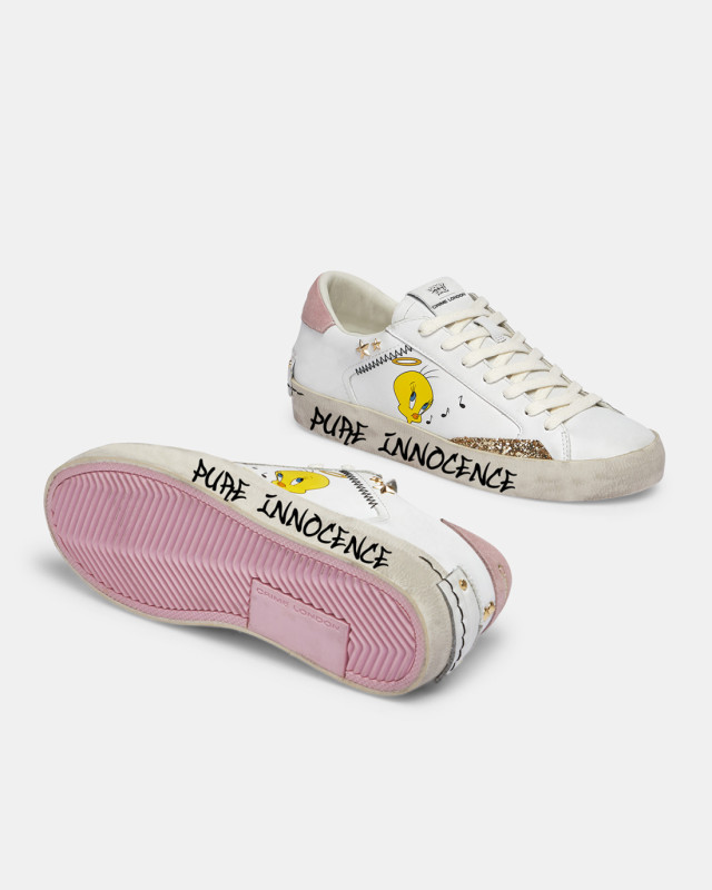 DISTRESSED ANGEL TWEETY BIRD