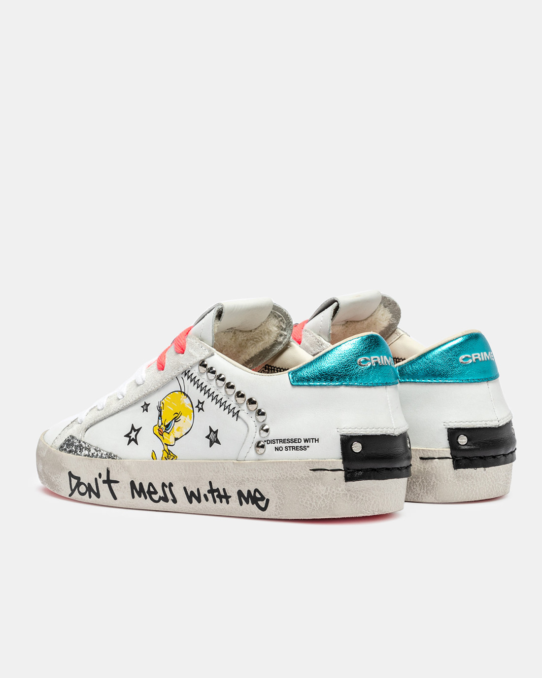 CRIME LONDON: DISTRESSED ANGRY TWEETY BIRD