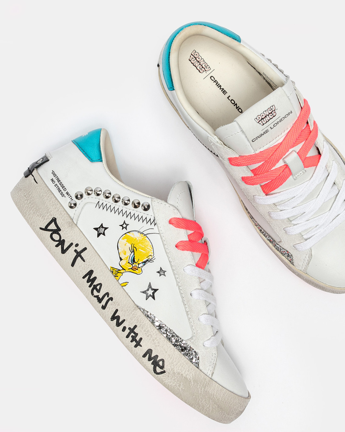 CRIME LONDON: DISTRESSED ANGRY TWEETY BIRD