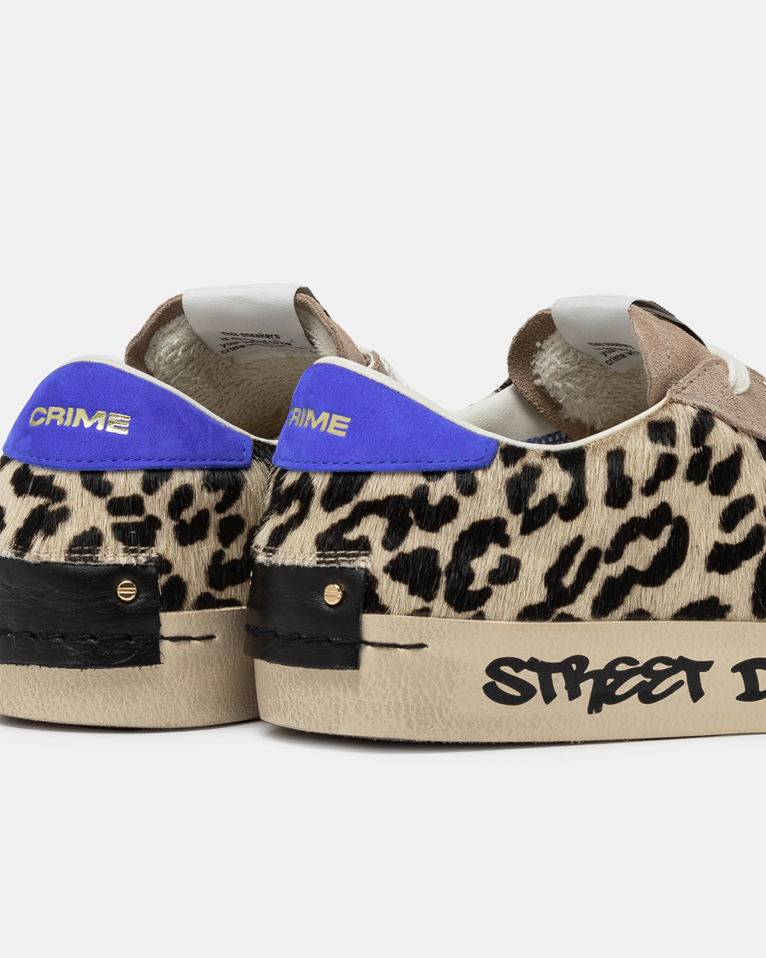 CRIME LONDON: DISTRESSED BLACK CHEETAH