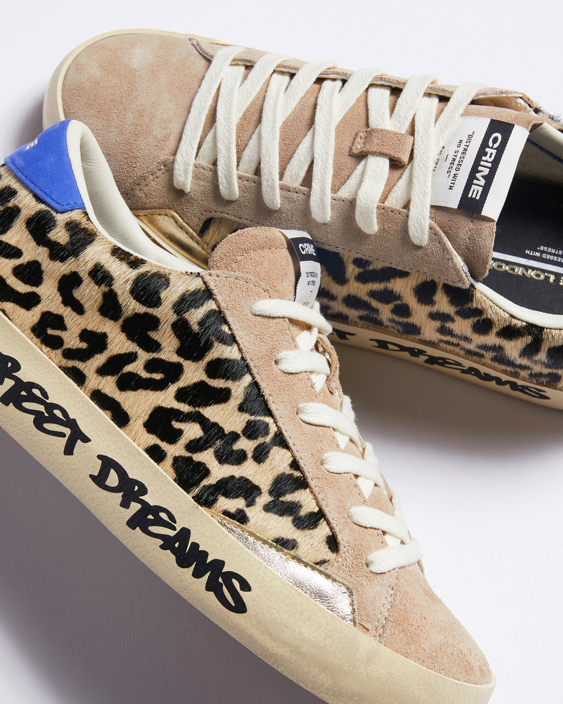 CRIME LONDON: DISTRESSED BLACK CHEETAH