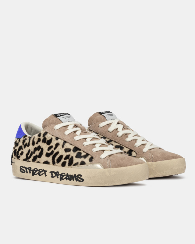 DISTRESSED BLACK CHEETAH