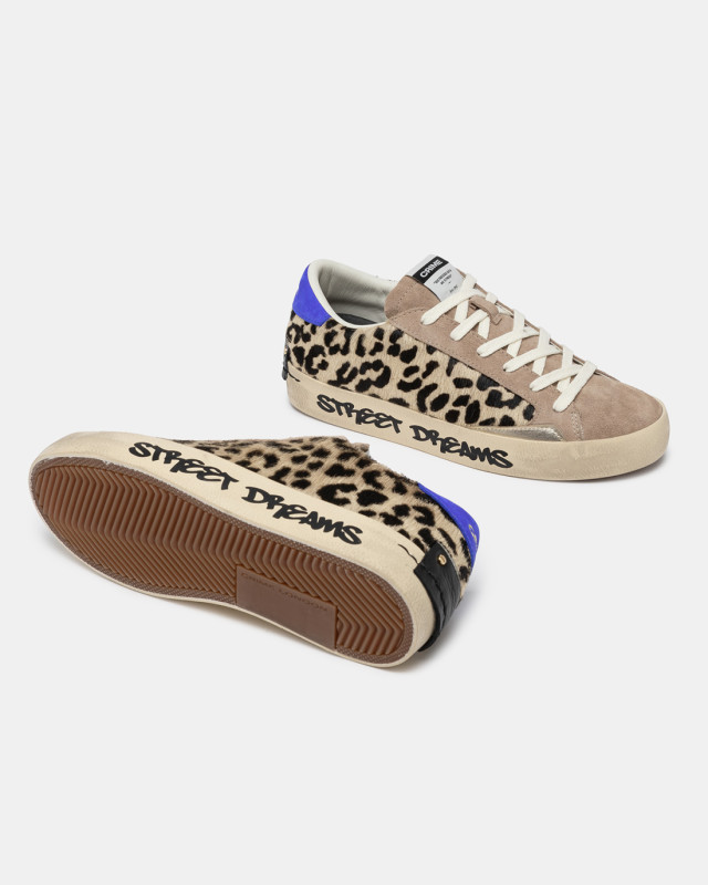 DISTRESSED BLACK CHEETAH