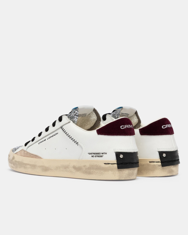 DISTRESSED BURGUNDY ICE