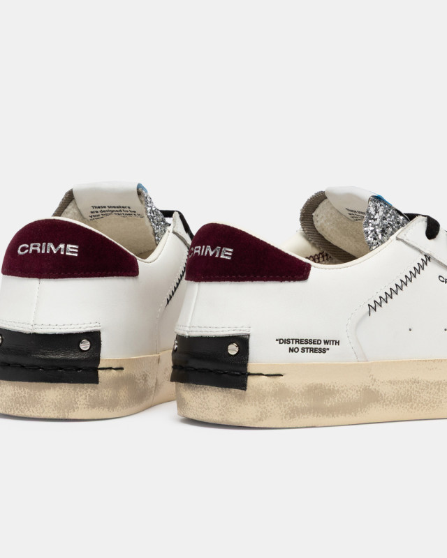 DISTRESSED BURGUNDY ICE