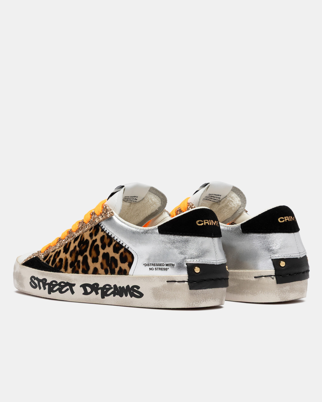 CRIME LONDON: DISTRESSED CHEETAH SILVER