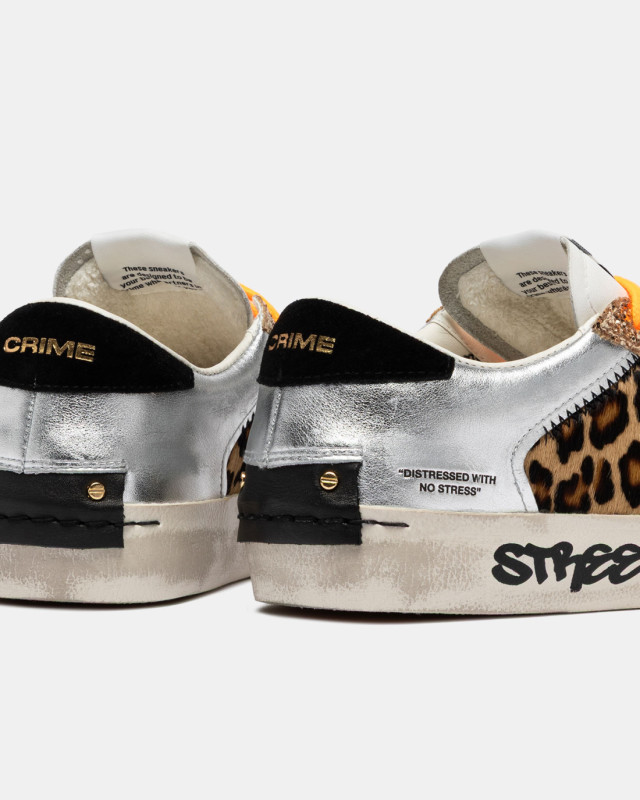 DISTRESSED CHEETAH SILVER