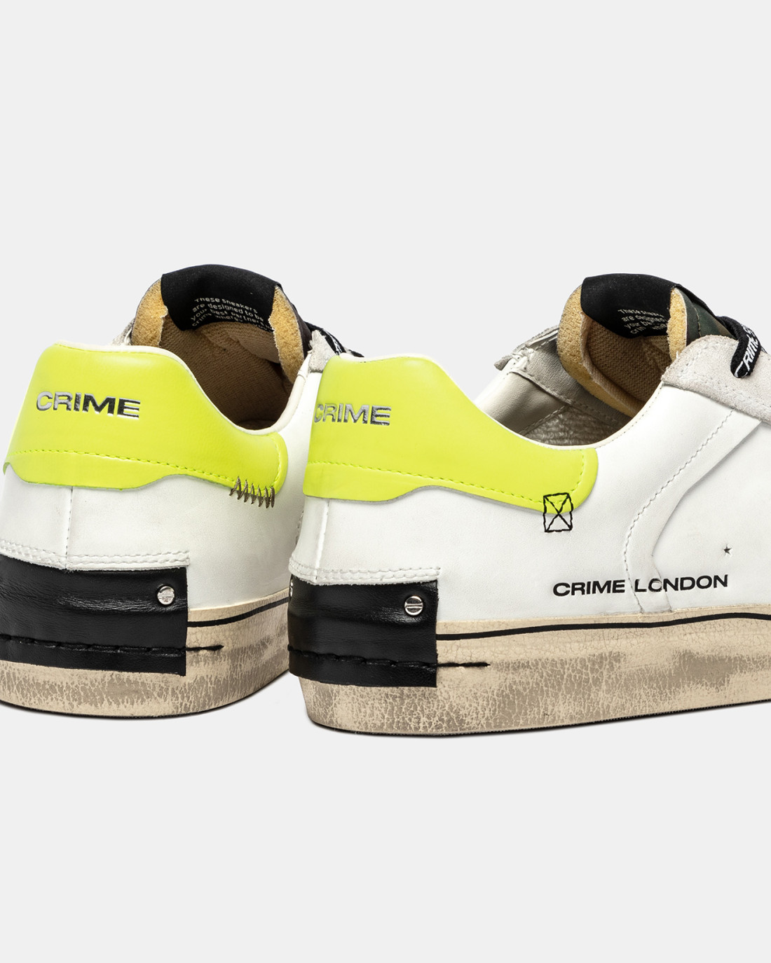 CRIME LONDON: DISTRESSED DECONSTRUCTED CAMO YELLOW
