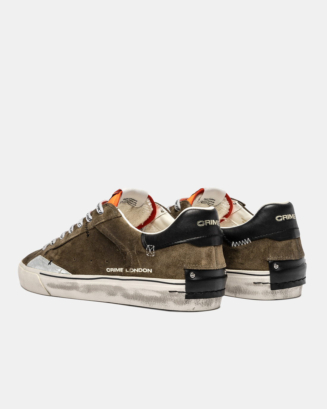 CRIME LONDON: DISTRESSED DECONSTRUCTED LAVA ORANGE