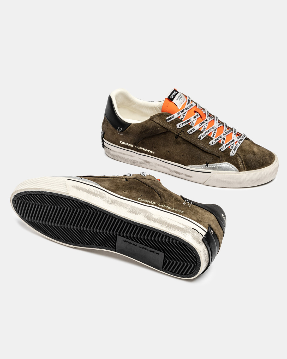 CRIME LONDON: DISTRESSED DECONSTRUCTED LAVA ORANGE