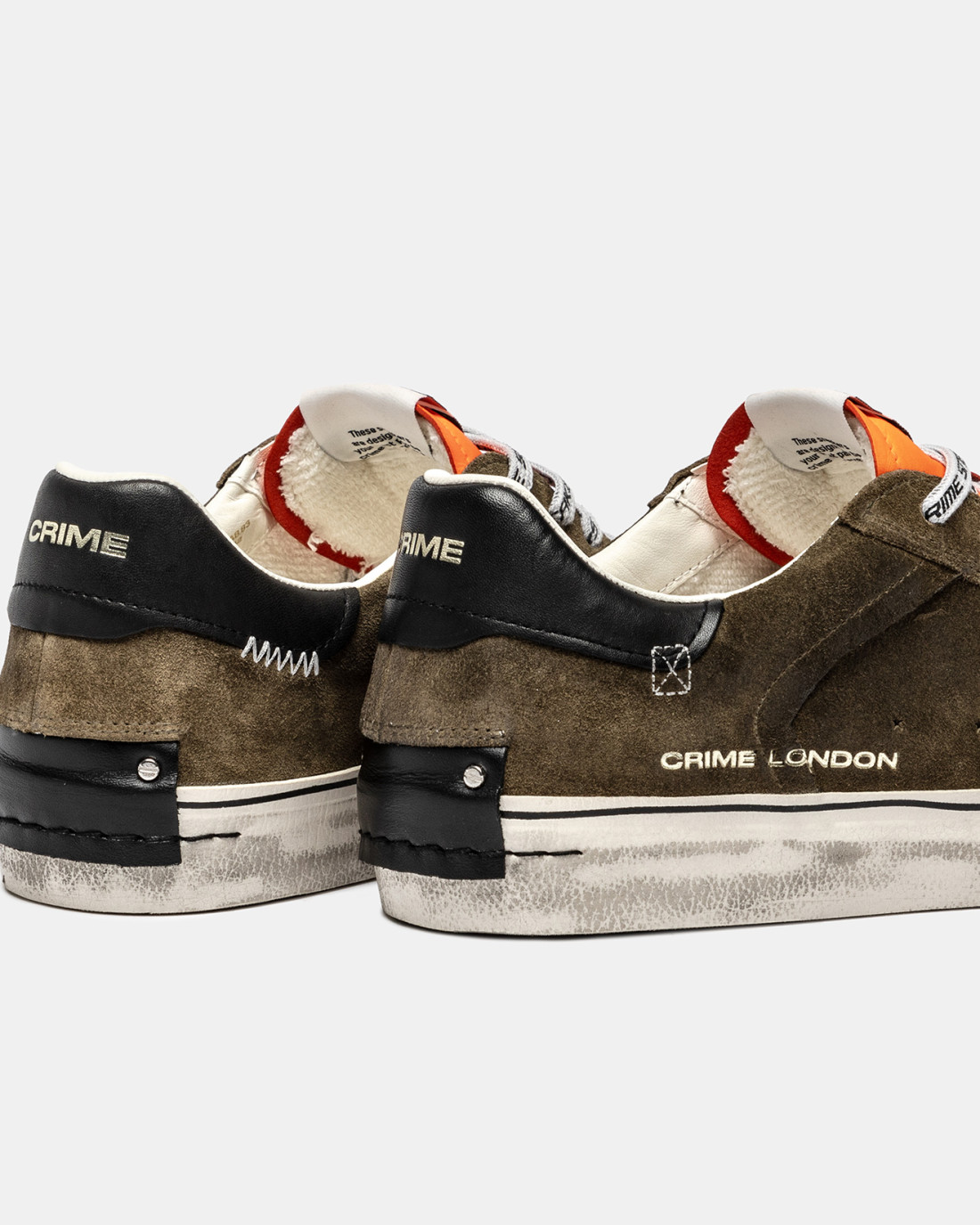 CRIME LONDON: DISTRESSED DECONSTRUCTED LAVA ORANGE