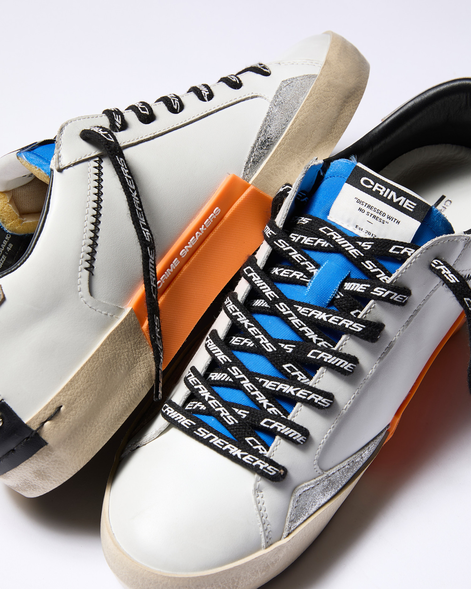 Distressed Electric Blue | Crime London