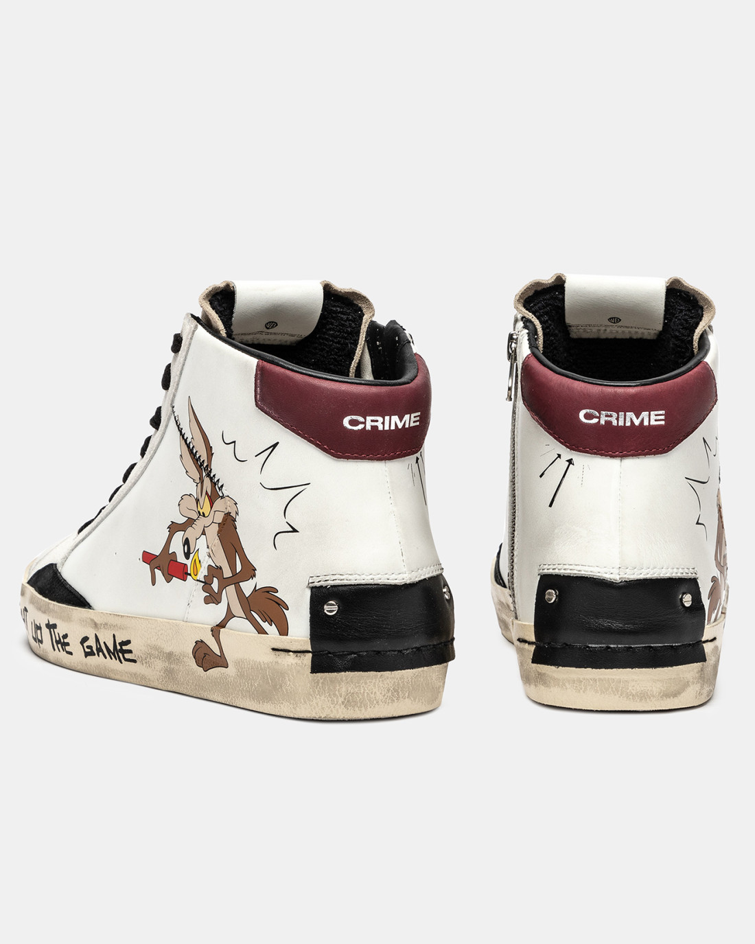 CRIME LONDON: DISTRESSED HIGH WILE E. COYOTE