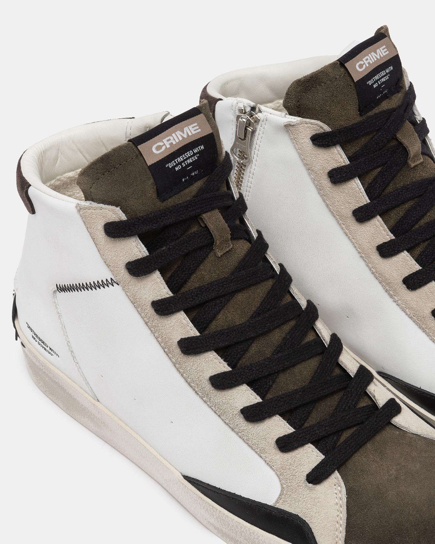 Distressed High Gunmetal | Crime London