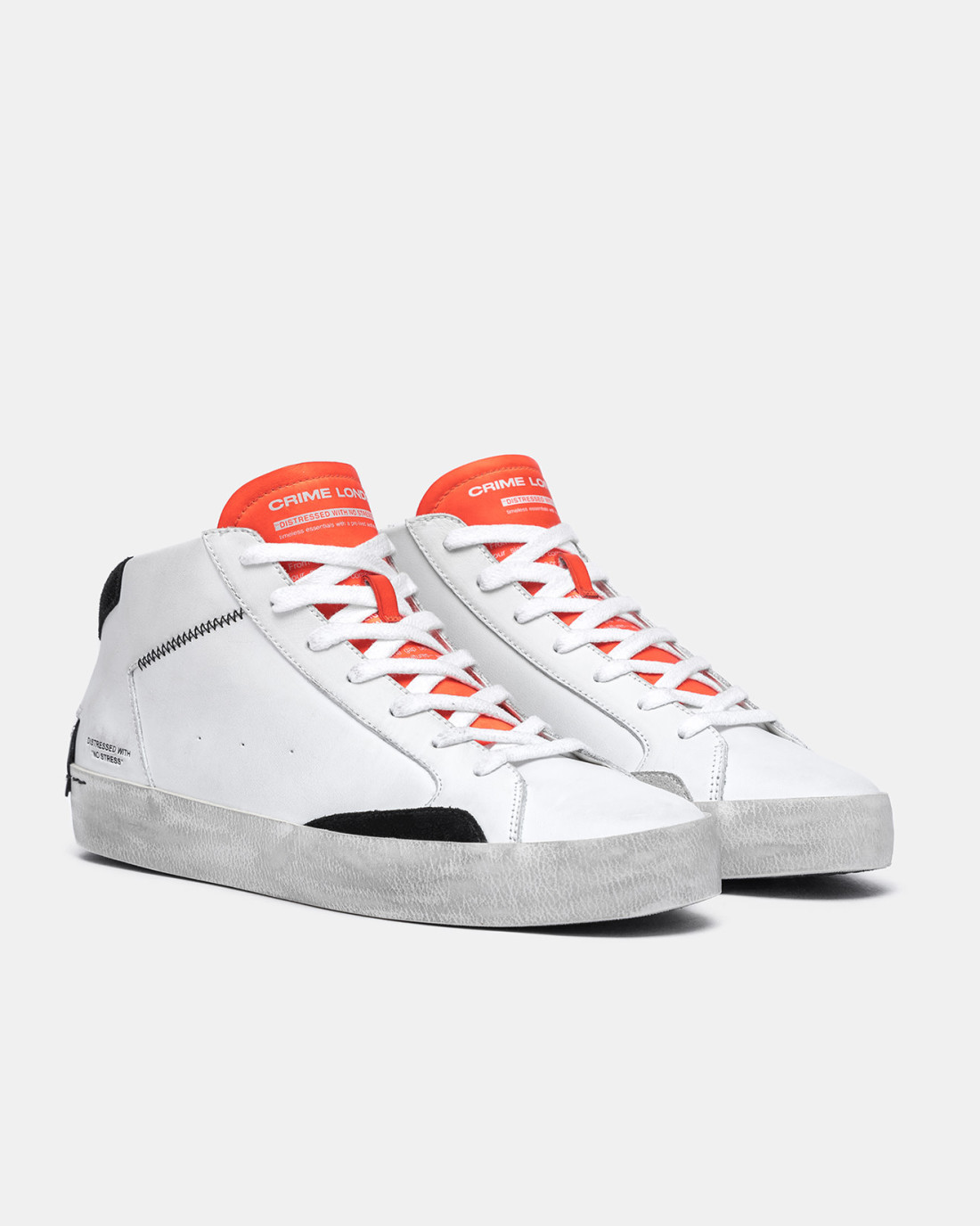 CRIME LONDON: DISTRESSED HIGH ORANGE FLAME