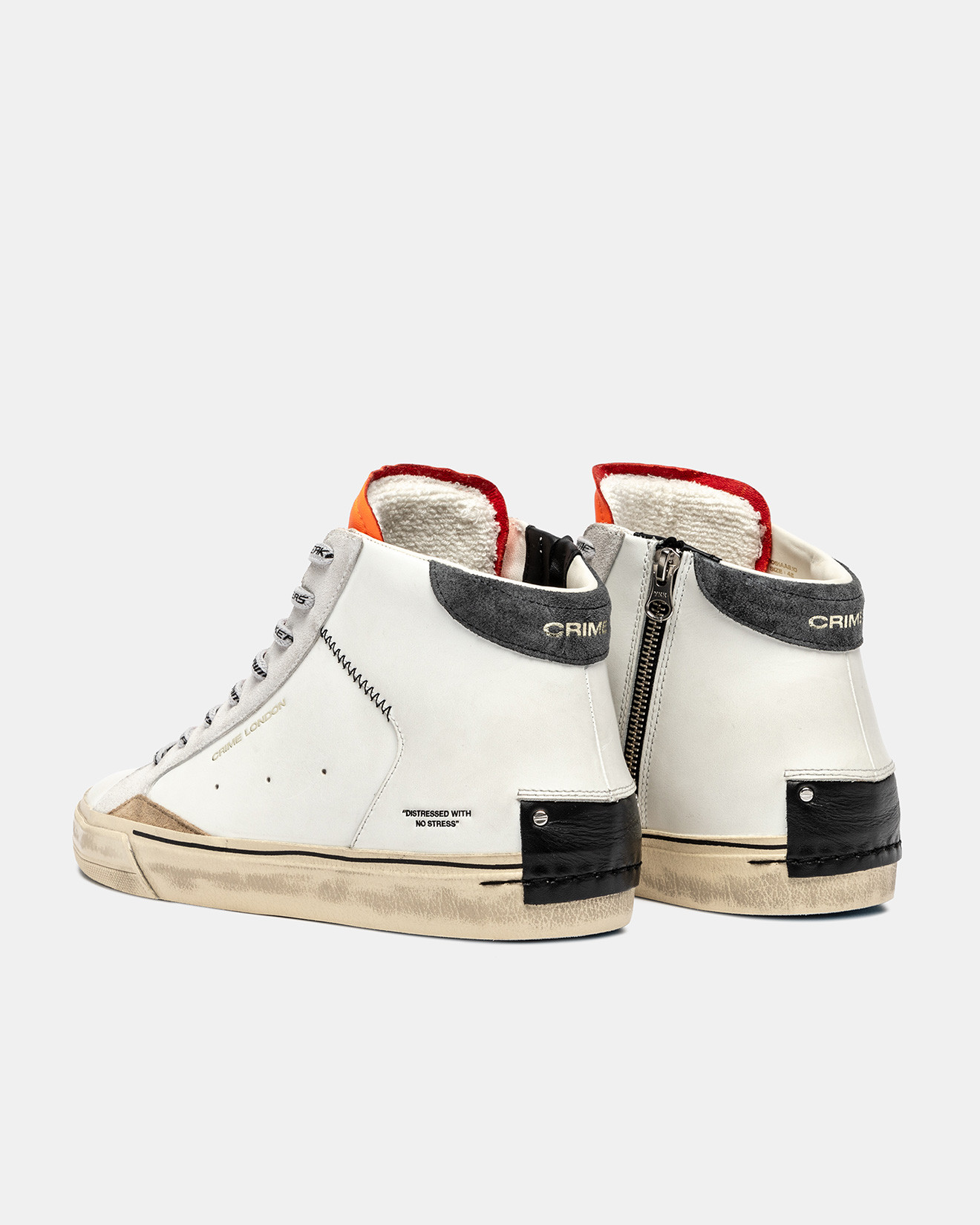 Distressed 2.0 High Vivid Orange | Crime London
