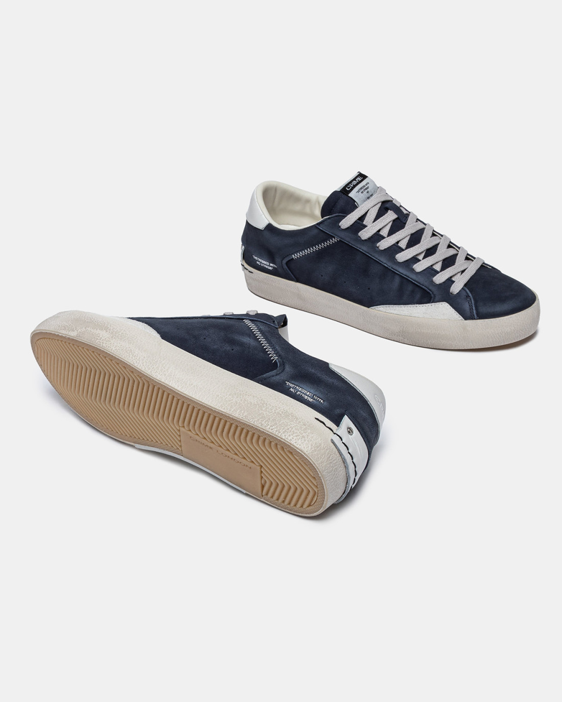 CRIME LONDON: DISTRESSED INDIGO FADE