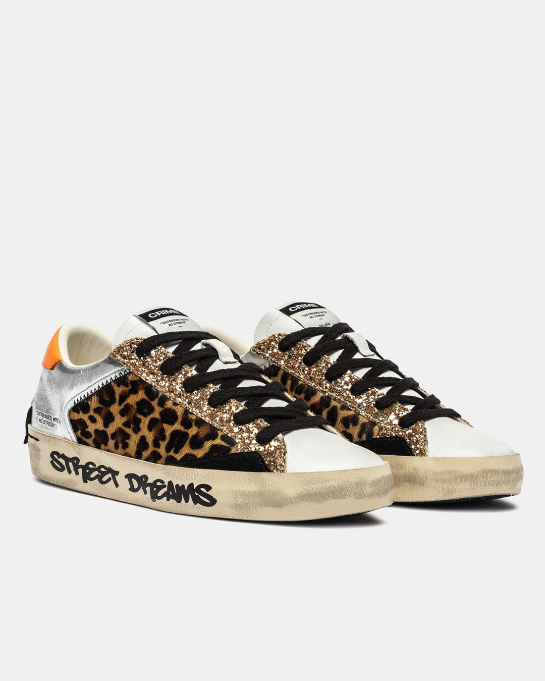 CRIME LONDON: DISTRESSED LEOPARD GLITZ