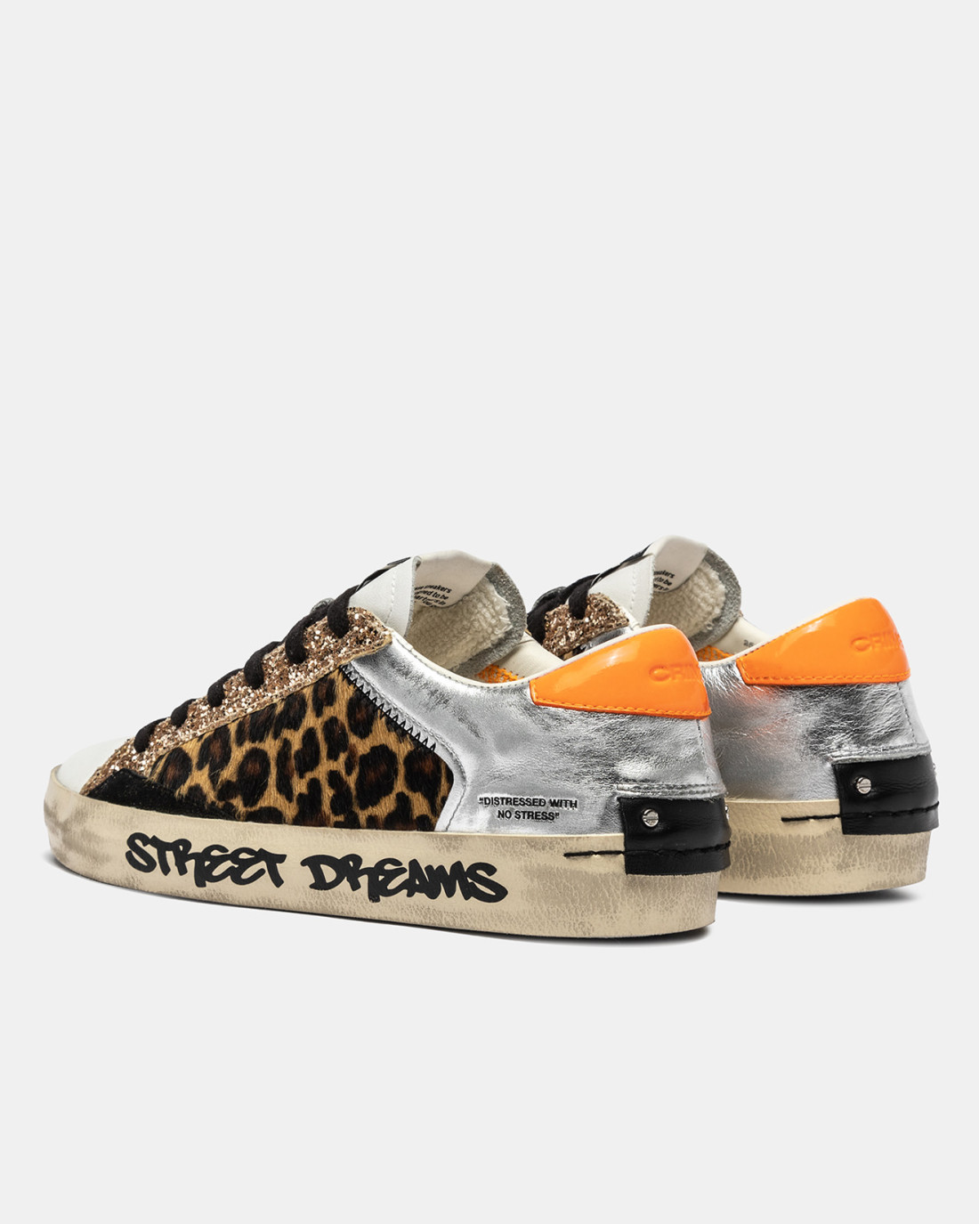 CRIME LONDON: DISTRESSED LEOPARD GLITZ