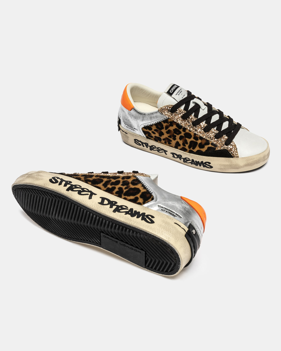 CRIME LONDON: DISTRESSED LEOPARD GLITZ
