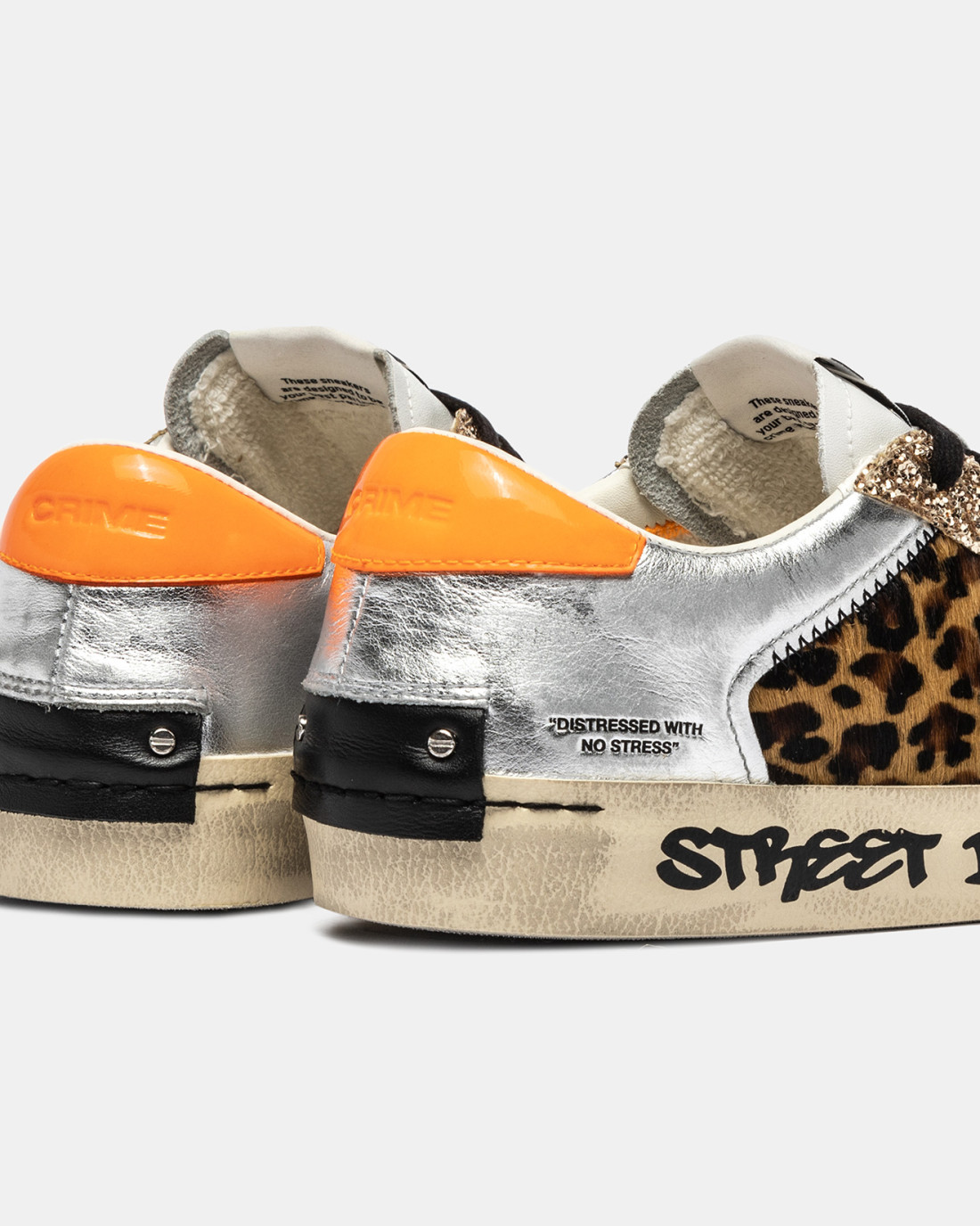 CRIME LONDON: DISTRESSED LEOPARD GLITZ