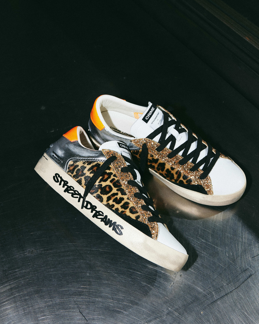 CRIME LONDON: DISTRESSED LEOPARD GLITZ