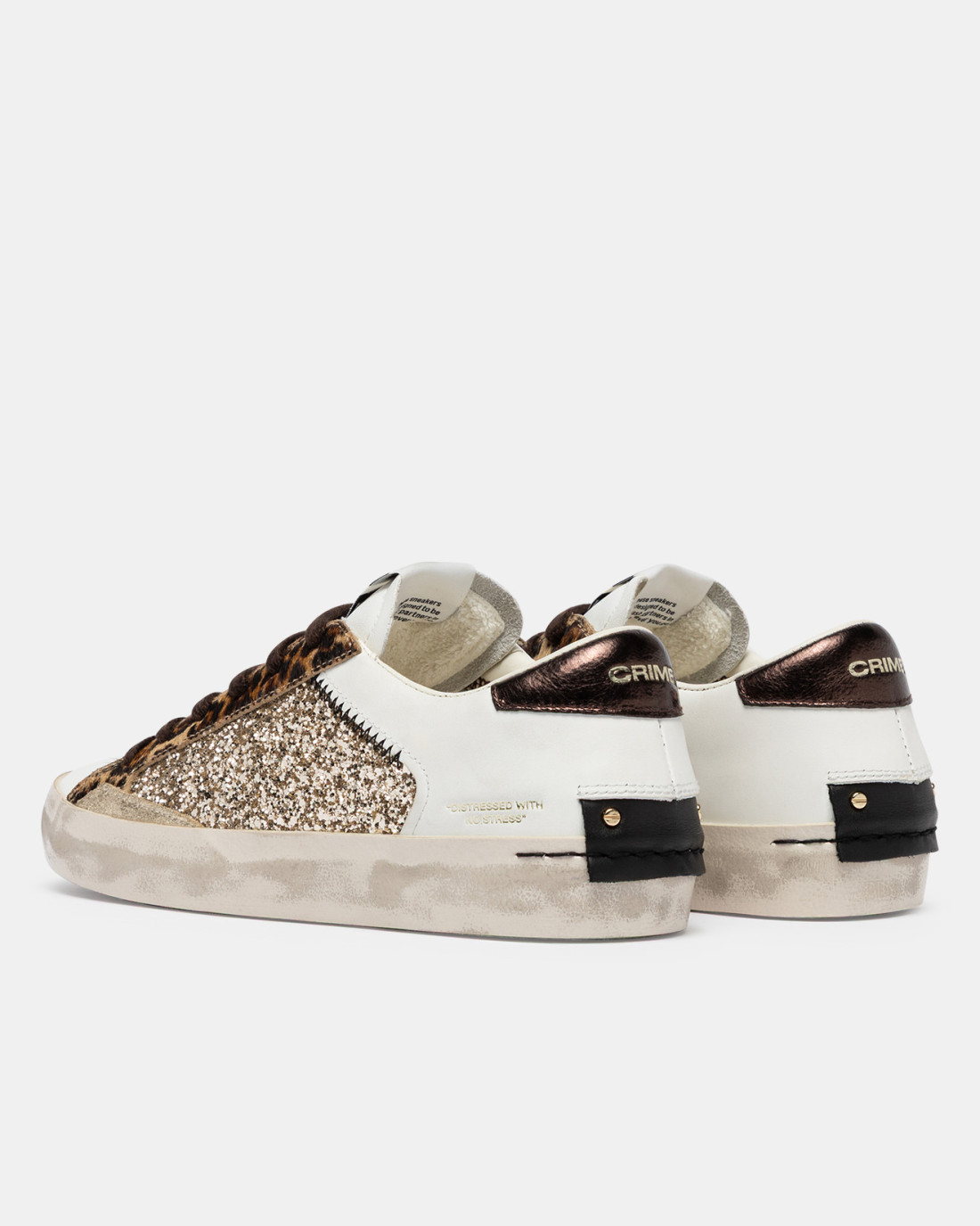 CRIME LONDON: DISTRESSED LEOPARD STARDUST