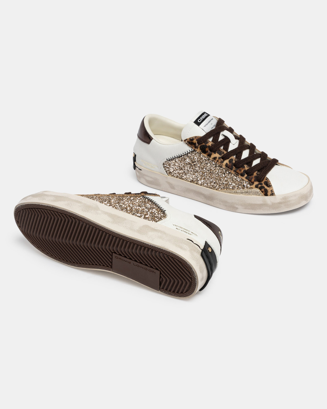 CRIME LONDON: DISTRESSED LEOPARD STARDUST