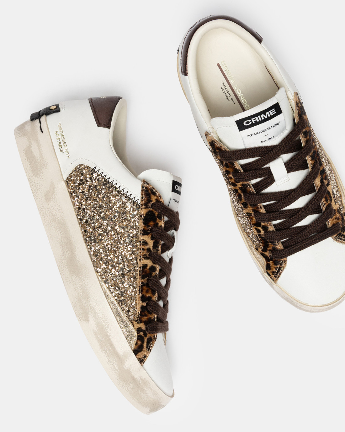 CRIME LONDON: DISTRESSED LEOPARD STARDUST