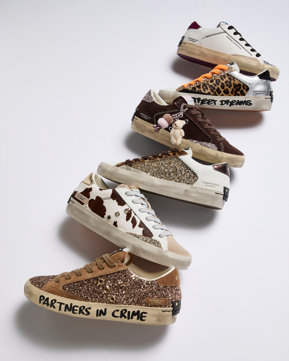 CRIME LONDON: DISTRESSED LEOPARD STARDUST