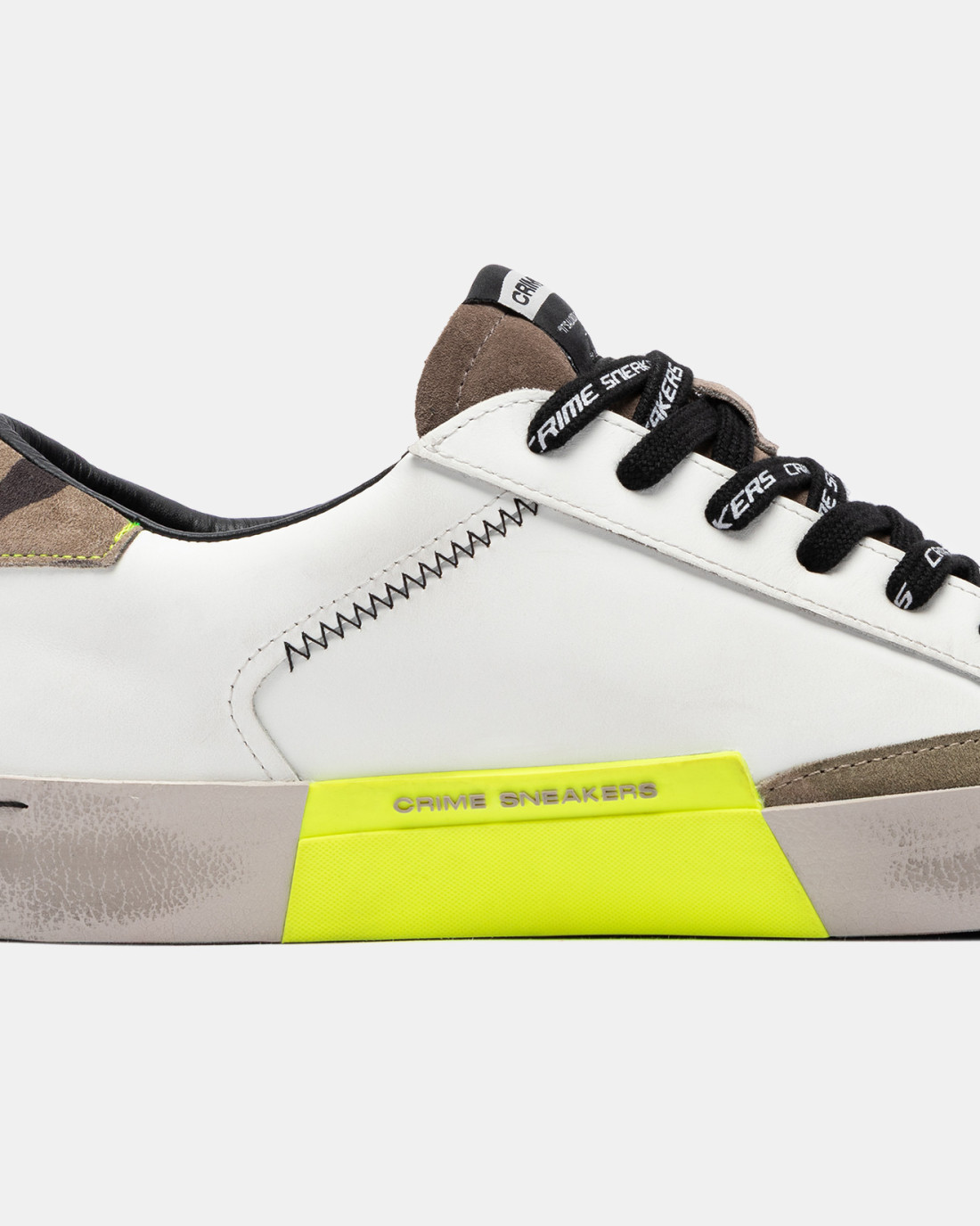 CRIME LONDON: DISTRESSED LIME CAMOUFLAGE