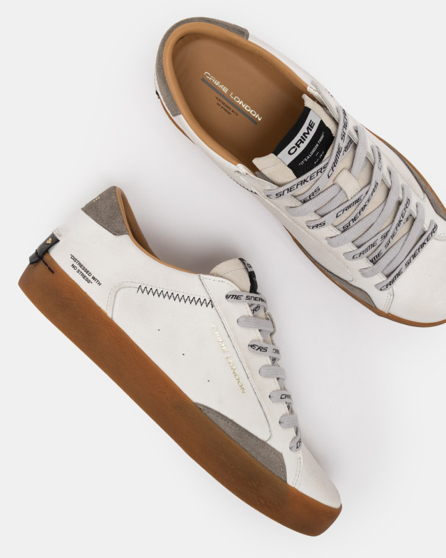 DISTRESSED LUNAR WHITE