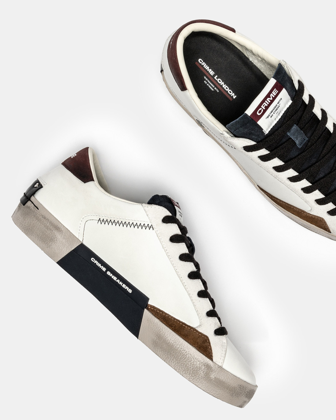 CRIME LONDON: DISTRESSED MAROON ICE