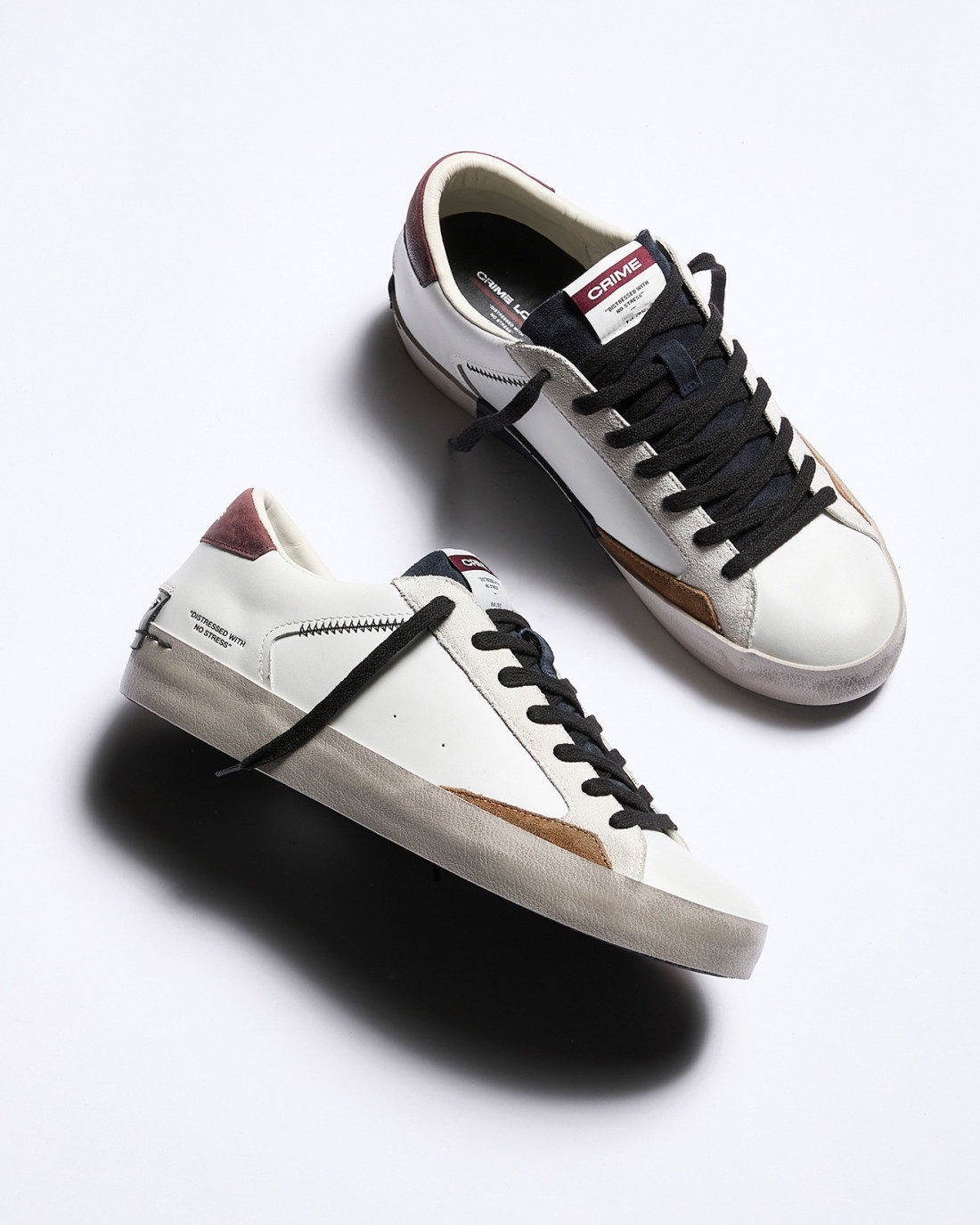 CRIME LONDON: DISTRESSED MAROON ICE