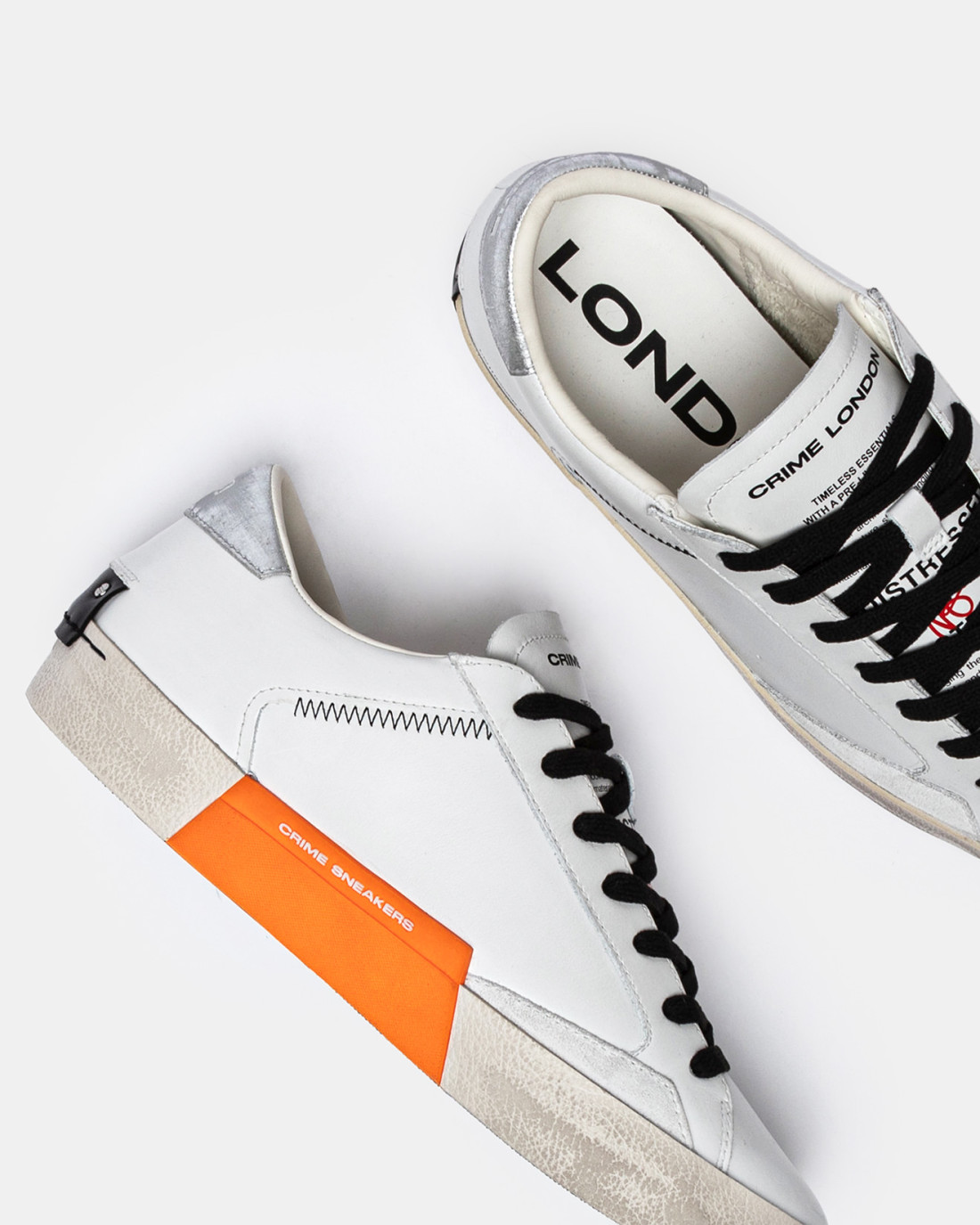CRIME LONDON: DISTRESSED METALLIC ORANGE